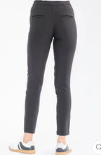 Black skinny stretch pants