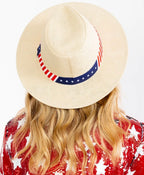 USA women’s ribbon fedora