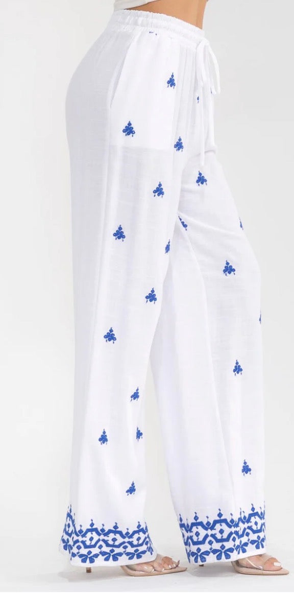 Palazzo linen pants