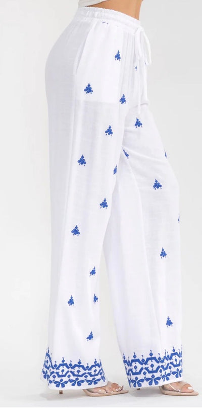 Palazzo linen pants