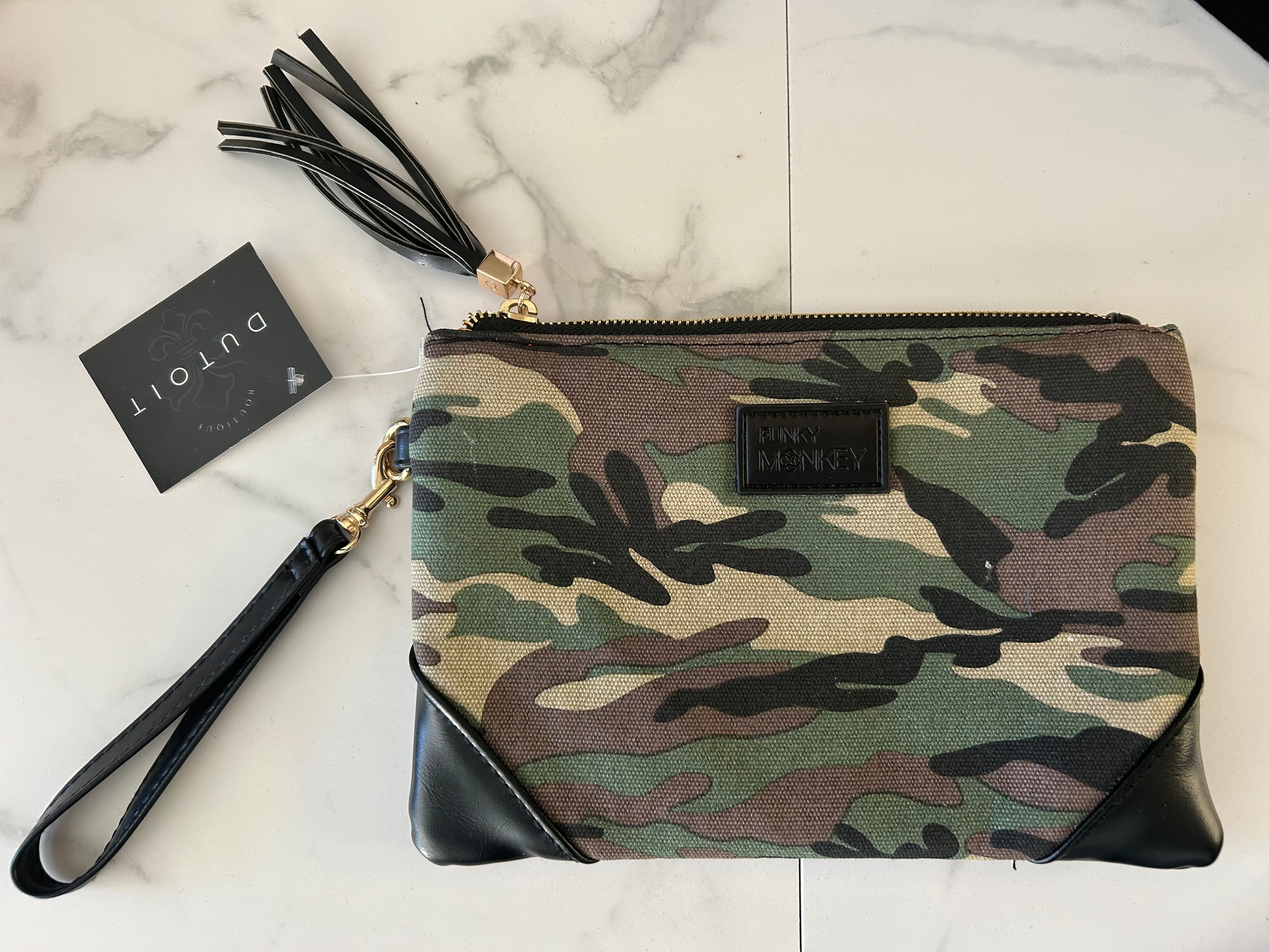 Camo small clutch