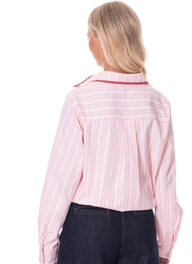 The Amélie Button Blouse