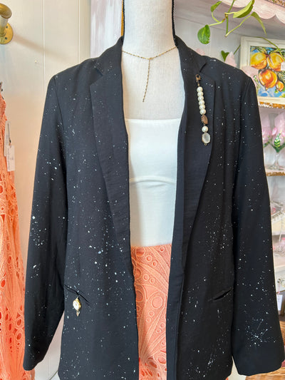Black moon phase blazer