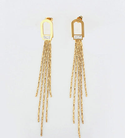 Gold Drop Earrings