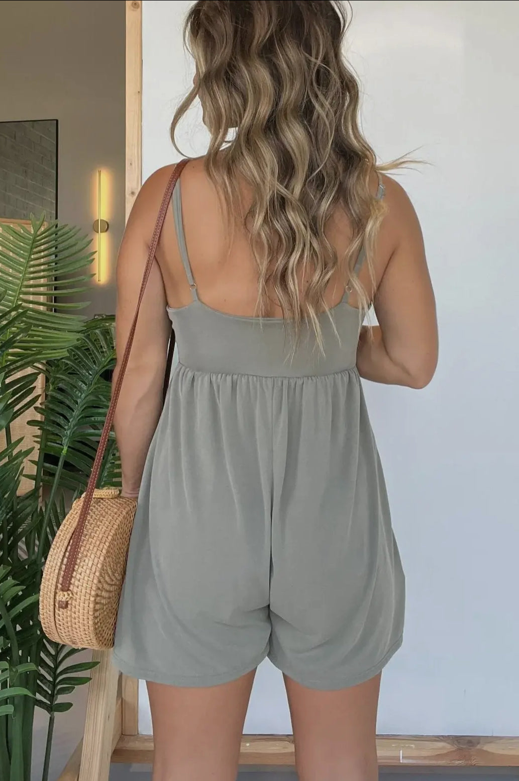 Tennis camisole romper