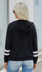 Long sleeve hoodie with pockets