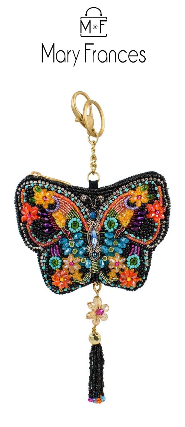 Mary Frances Bags | Flight of Fancy coin purse
