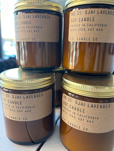 P. F. Candle co. Ojai lavender soy candle