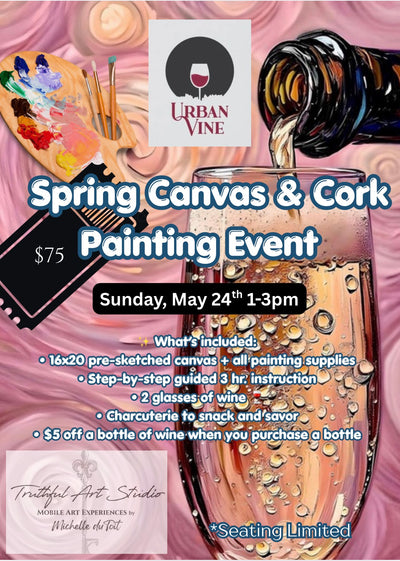 Spring Canvas & Cork Painting Event