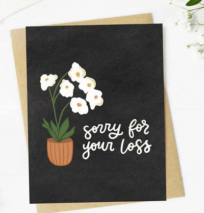 Sorry for your loss greeting card