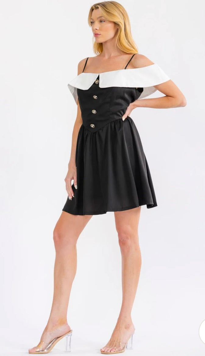 The Audrey of the shoulder dress