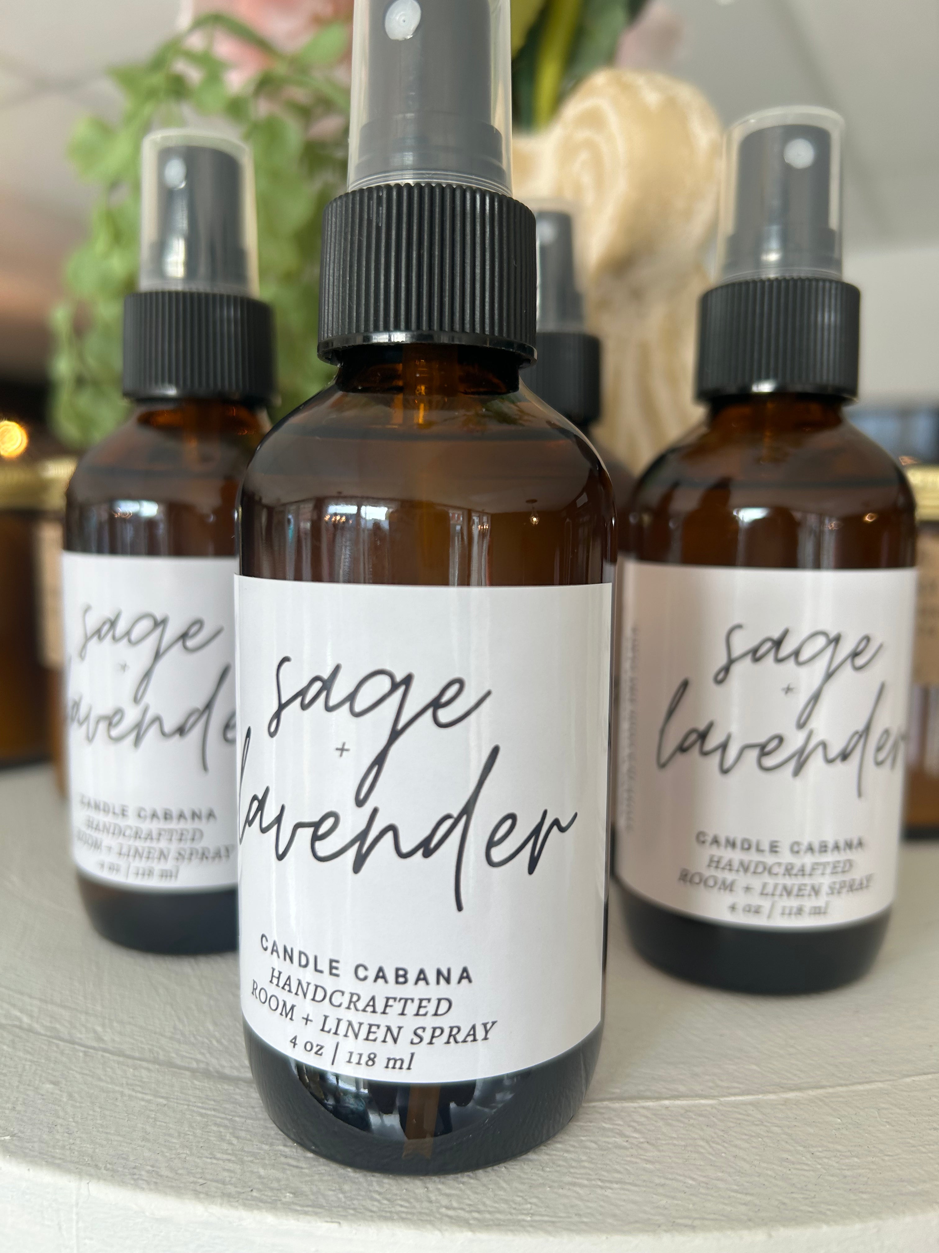 Sage lavender handcrafted room & line spray