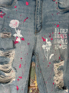 In a field of roses be a wildflower jeans