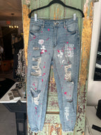 In a field of roses be a wildflower jeans