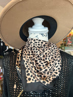 Silk cheetah scarf