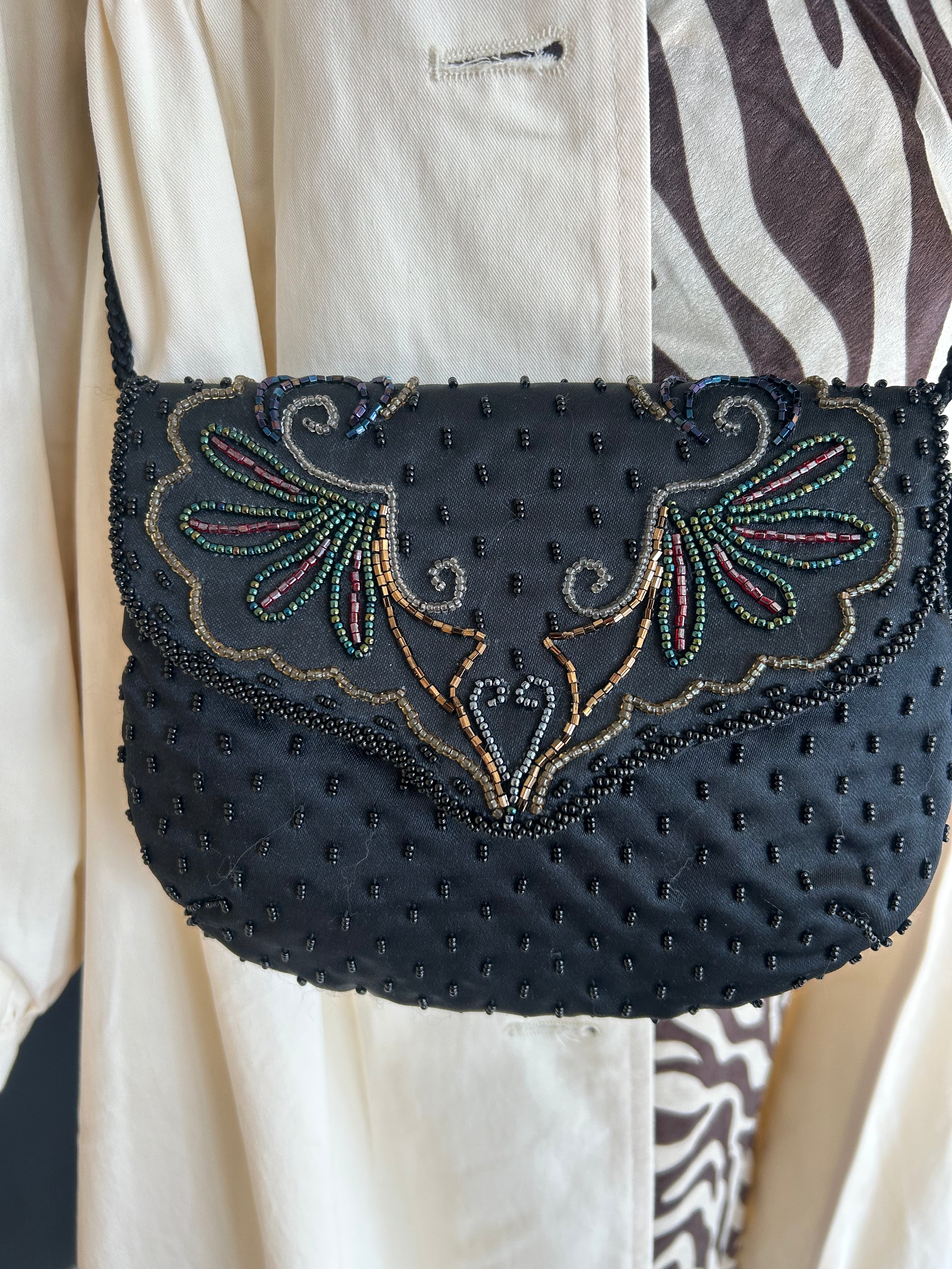 Carmella beaded clutch