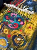 Gustav Klimt hand-painted jacket