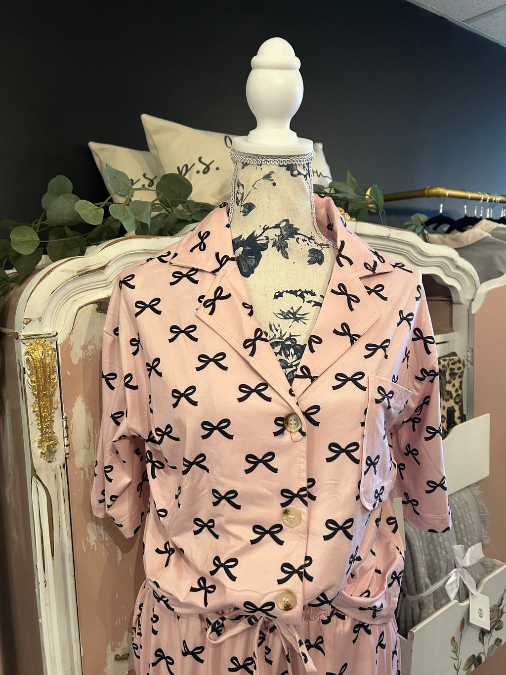 Bow Dream PJ Set