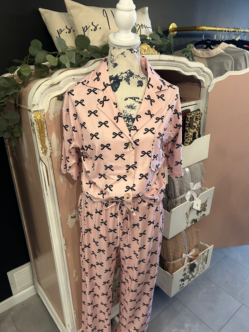 Bow Dream PJ Set