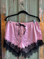 Pink & white stripped sleep set
