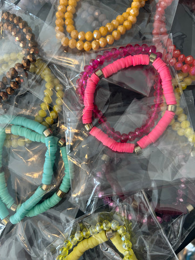 Bracelet Duo Sets – Assorted Colors